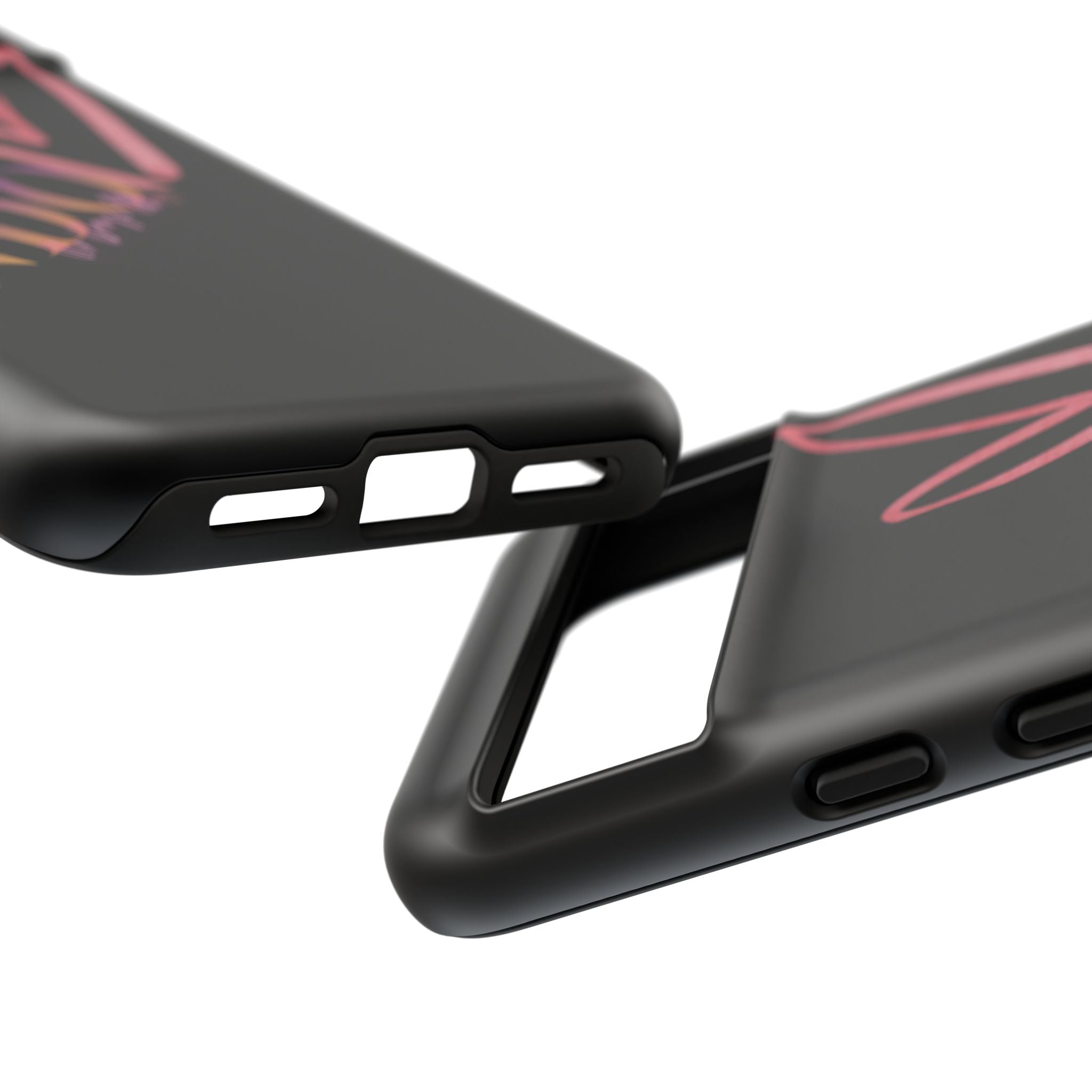 NDO Heart Phone Case – Slim Tough Protective iPhone Cover with Pink Heart Design