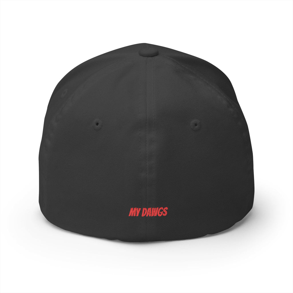 Embroidered GA Bulldogs G Logo Structured Cap — Closed-Back Baseball Hat with 'MY DAWGS' Detail