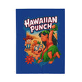 Hawaiian Punch Velveteen Plush Blanket – Retro Cartoon Beach Throw