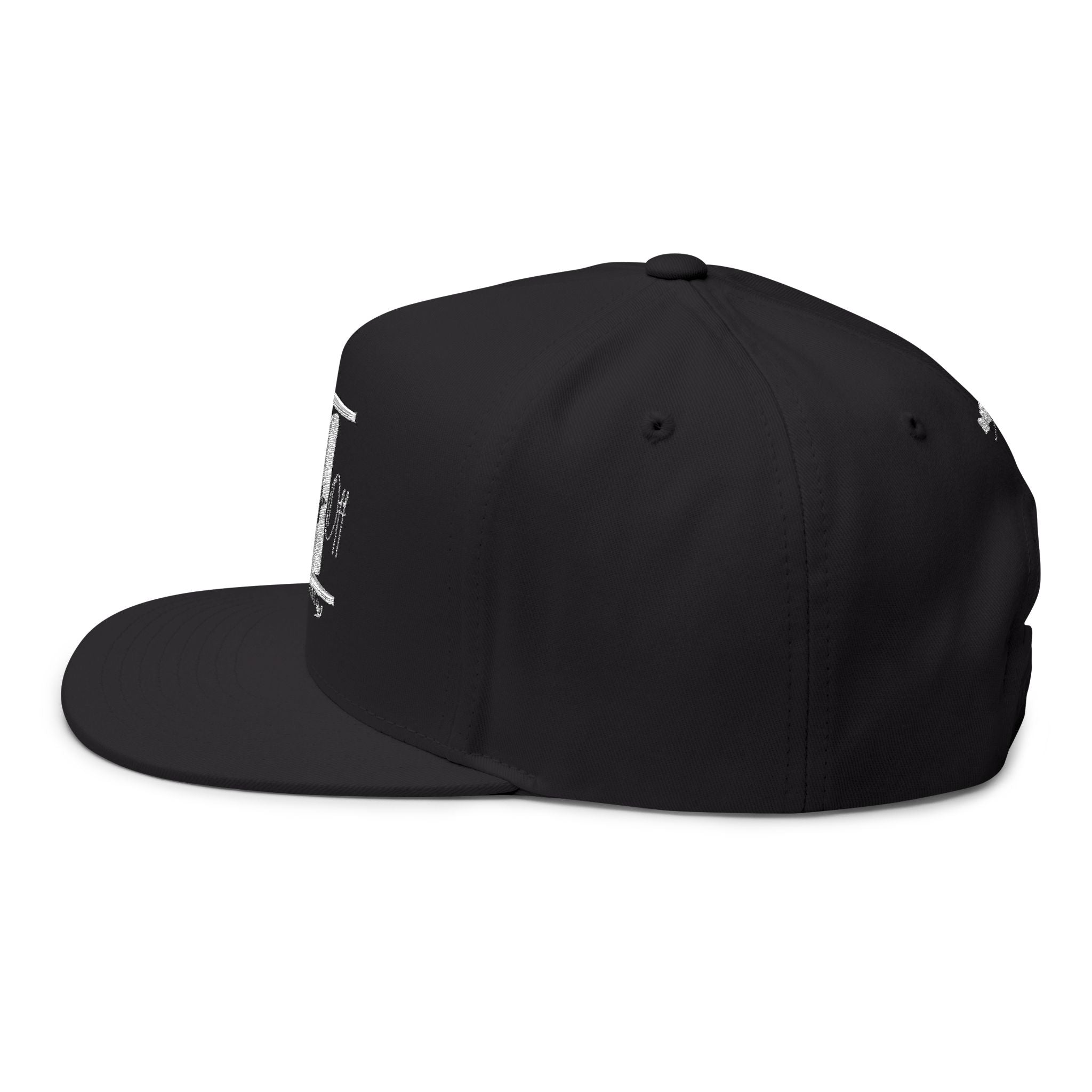 Flat Bill Cap — Embroidered NDO Streetwear Snapback