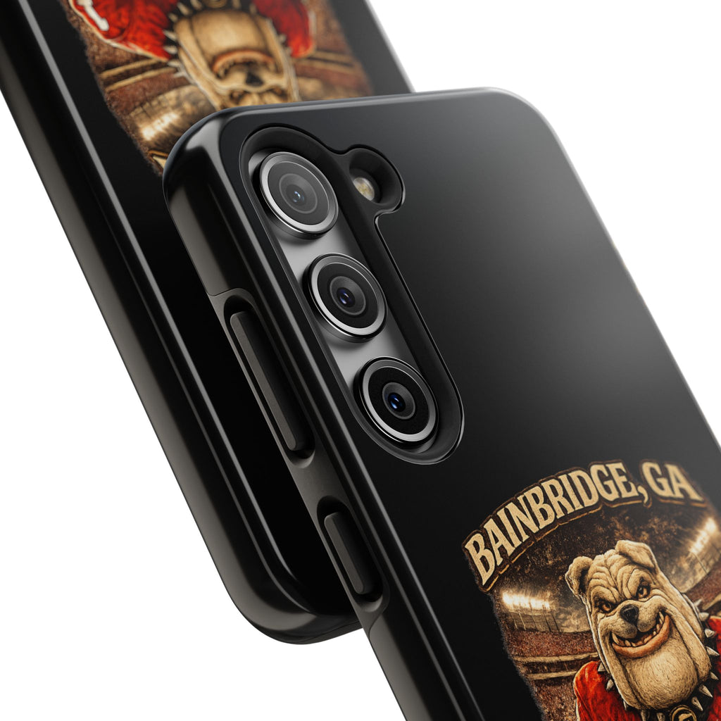 Bainbridge GA Bulldog Football Tough Phone Case — "Hunker Down" Game Day Protector