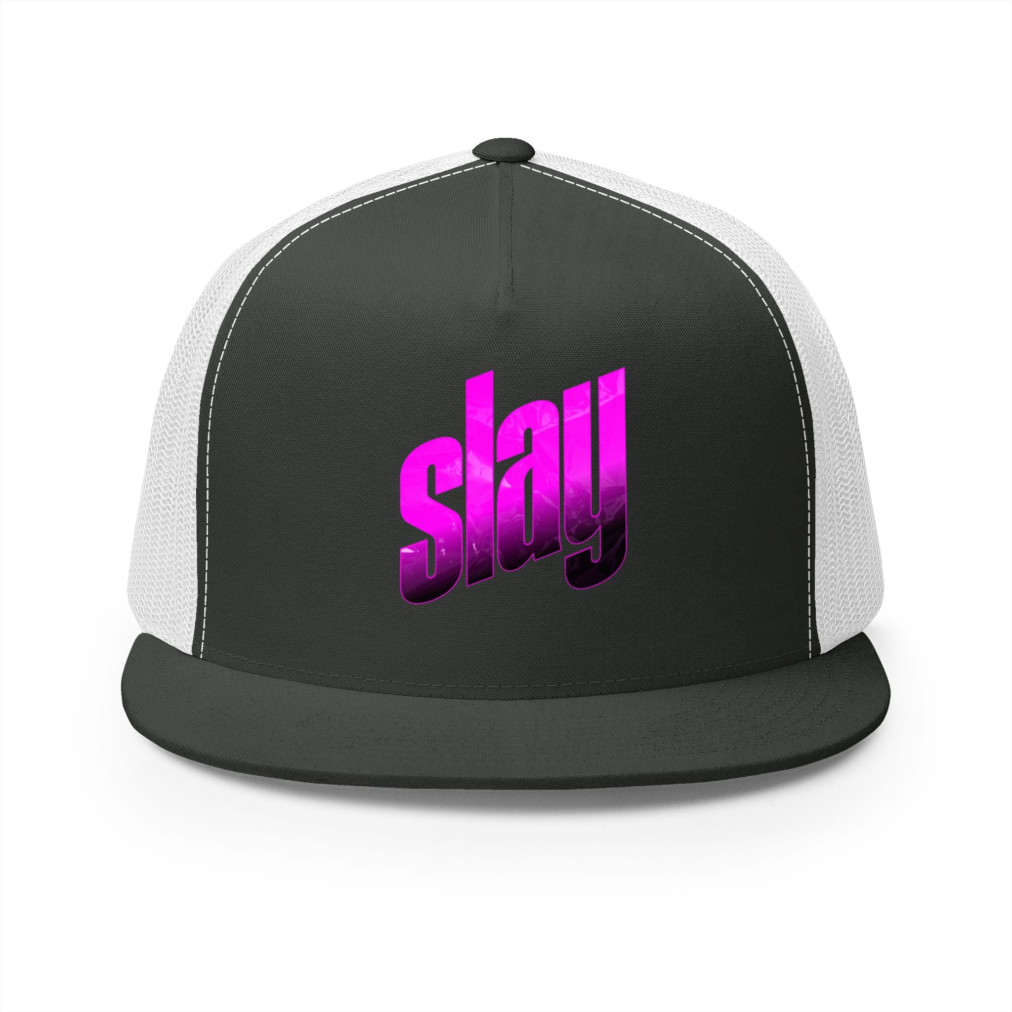 Slay Pink Gradient Trucker Cap