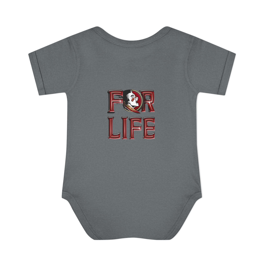 Florida State Seminoles Infant Bodysuit — 'For Life' Baby Onesie