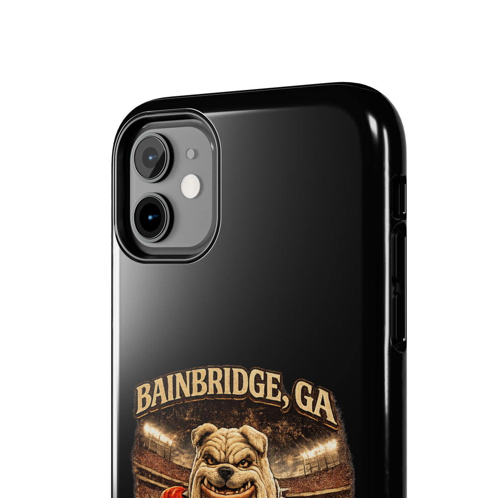 Bainbridge GA Bulldog Football Tough Phone Case — "Hunker Down" Game Day Protector