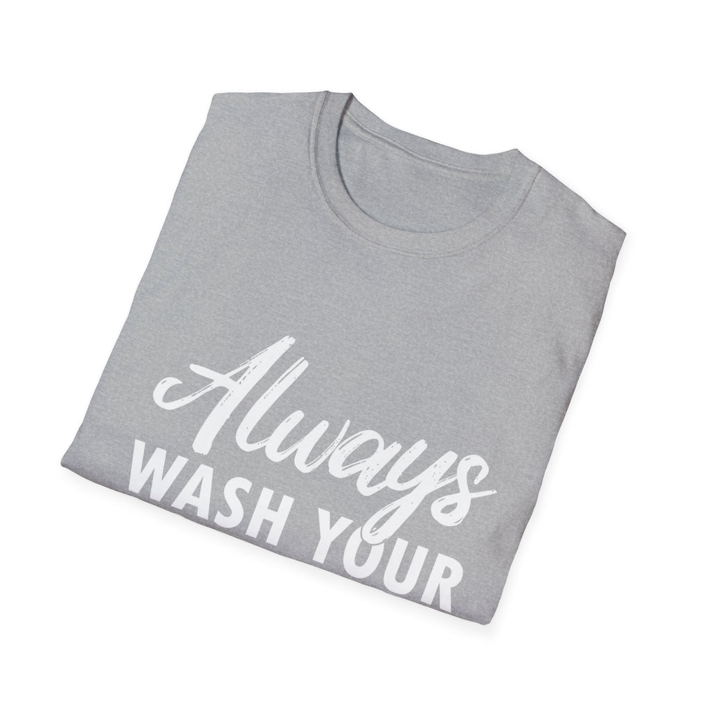 Golf  Balls White T-Shirt — Plain Classic Tee