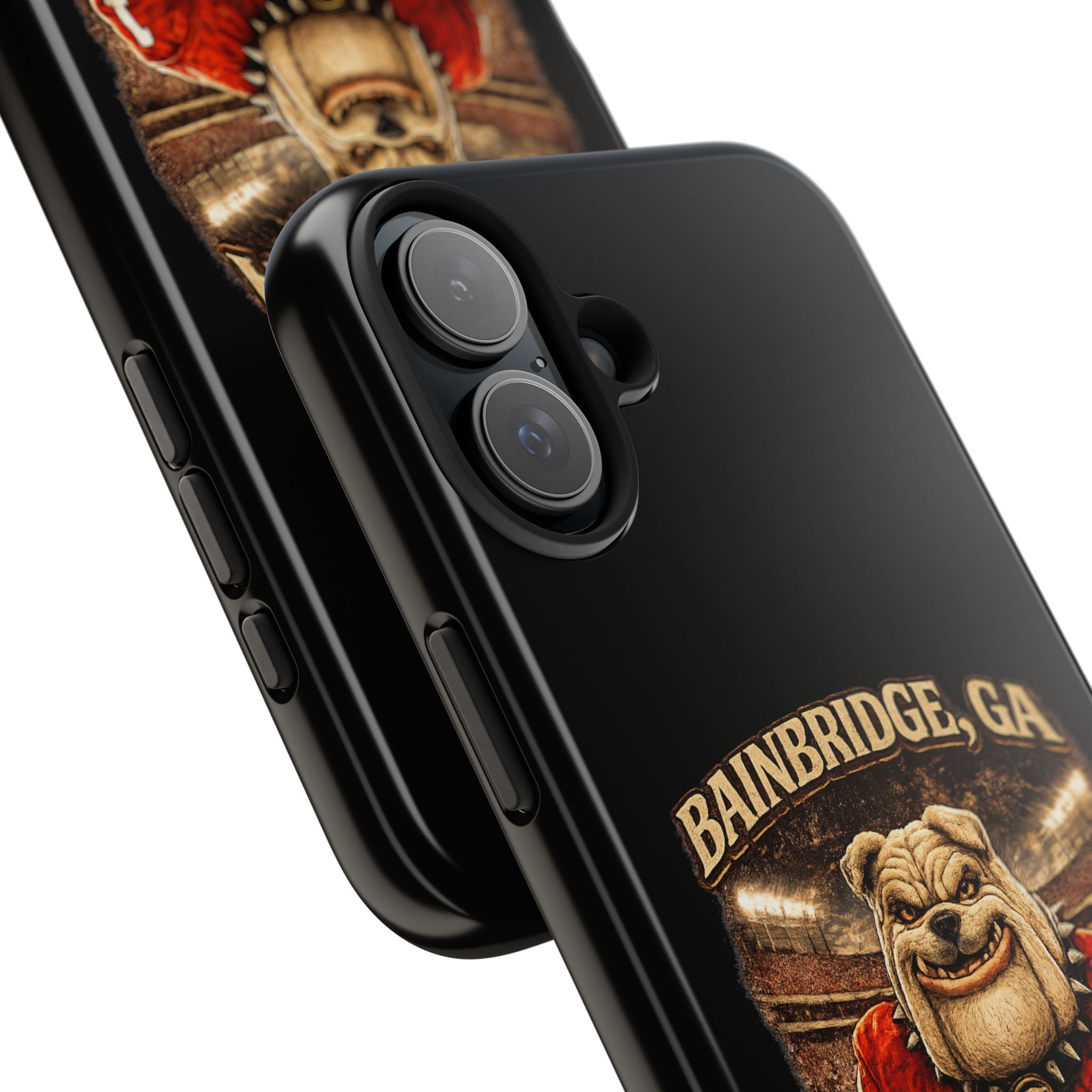 Bainbridge GA Bulldog Football Tough Phone Case — "Hunker Down" Game Day Protector