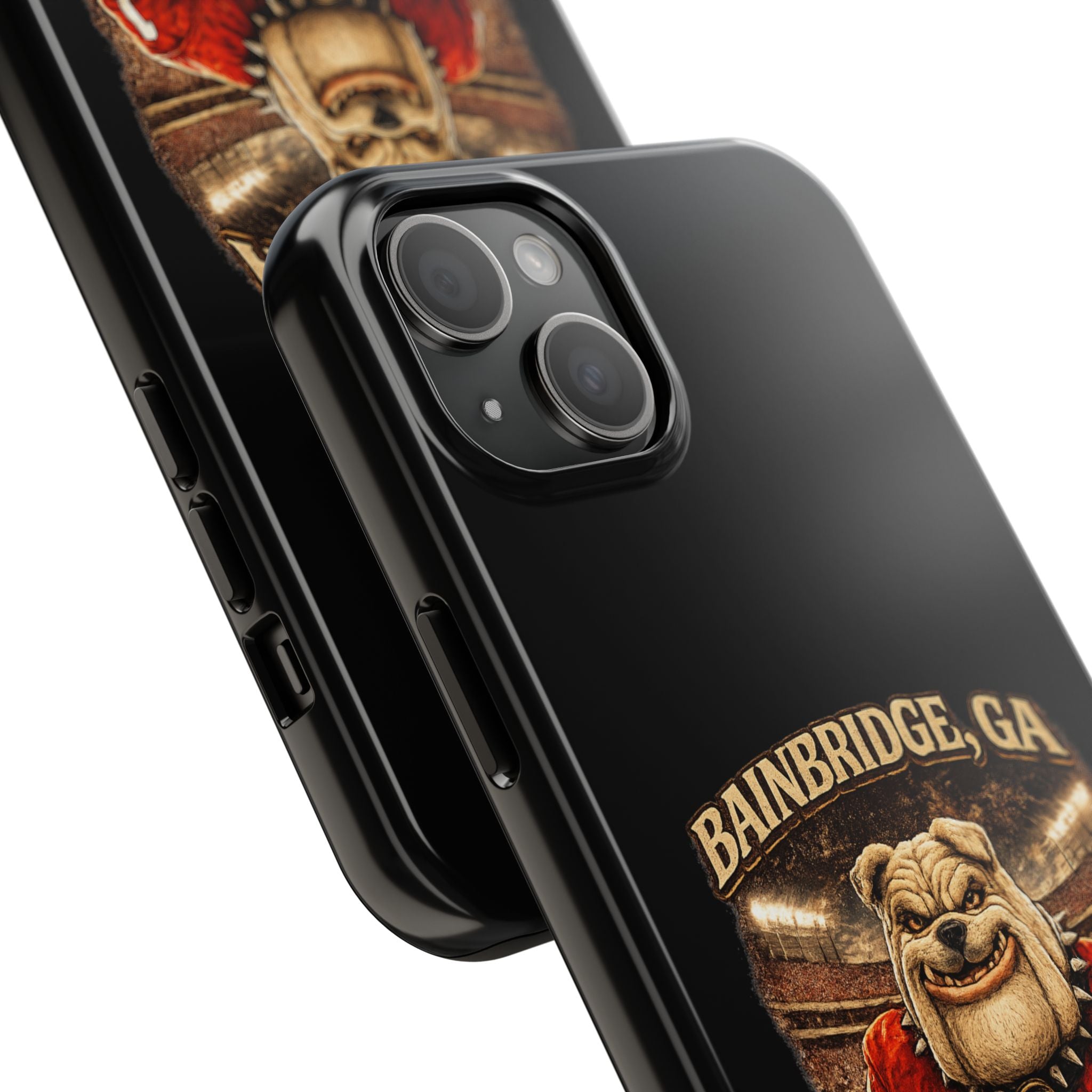 Bainbridge GA Bulldog Football Tough Phone Case — "Hunker Down" Game Day Protector
