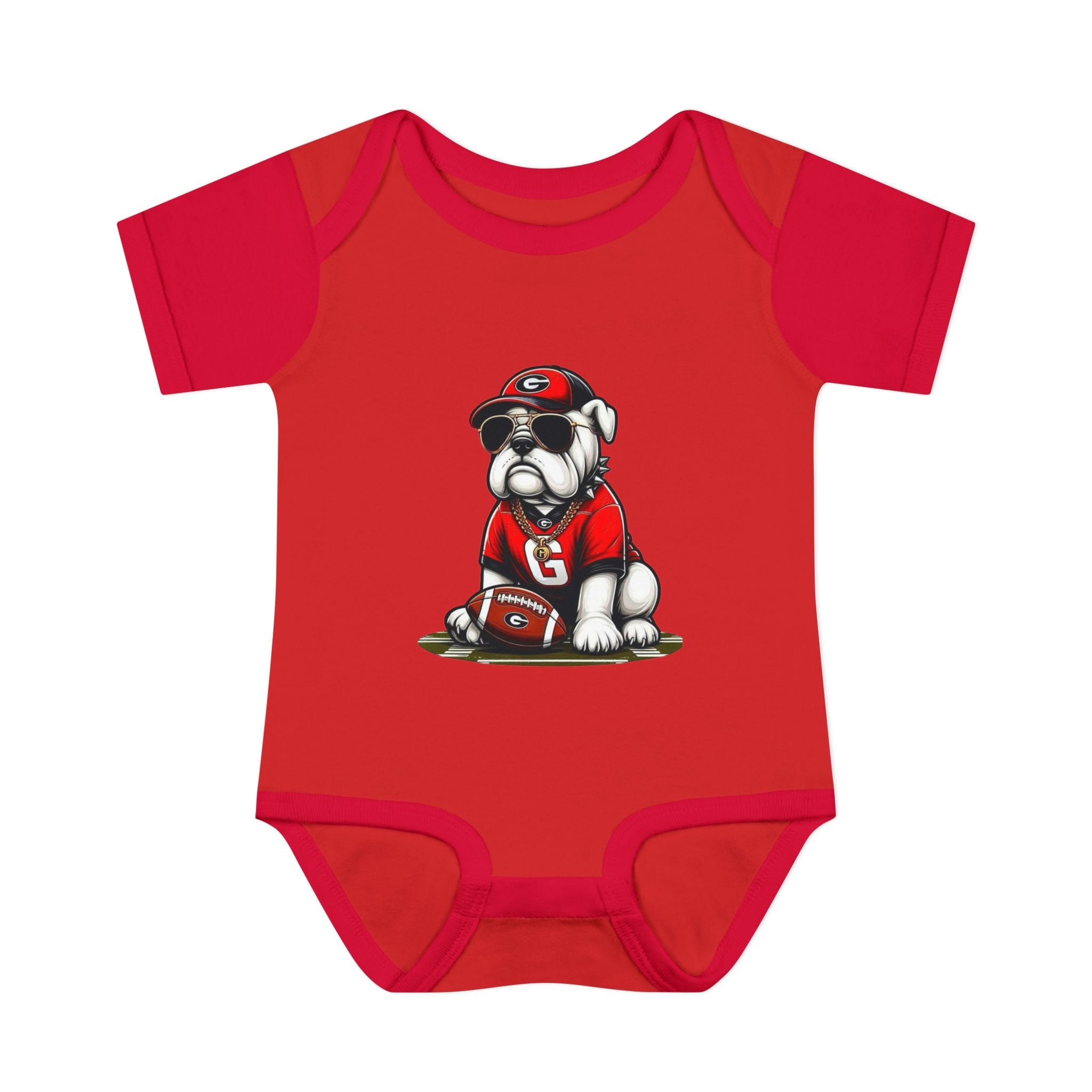 Georgia Bulldogs Baby Bodysuit – Cute Mascot Infant Onesie
