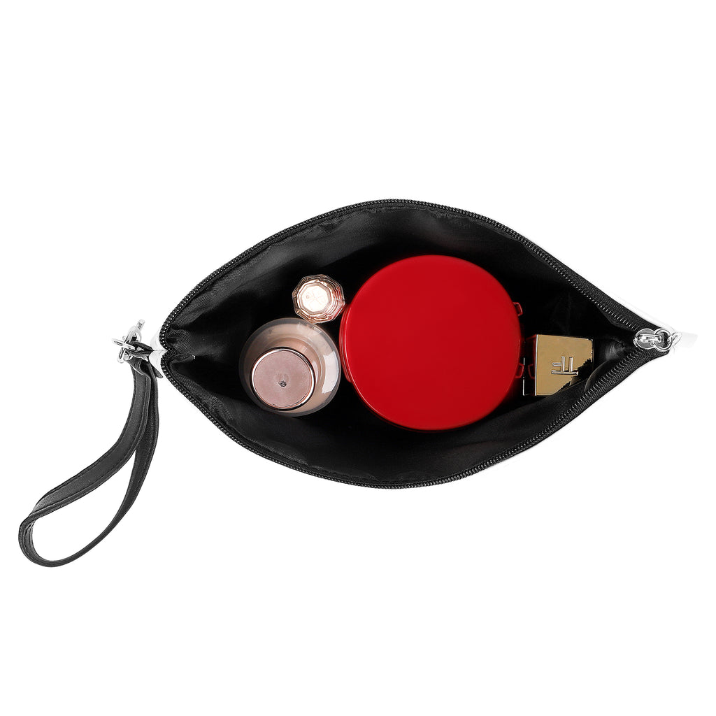 Aries Skull Rose Sling Cosmetic Bag