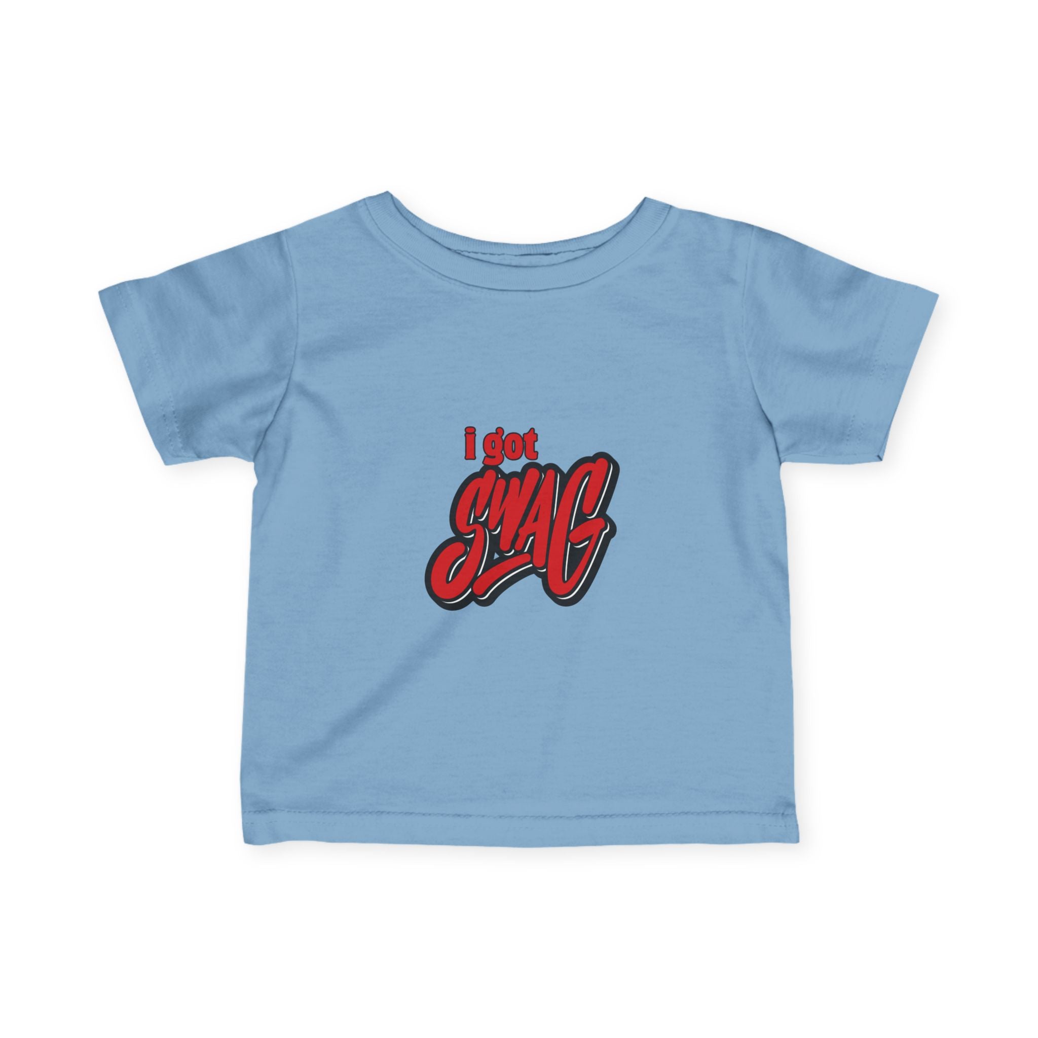 Infant Tee — "I Got Swag" Red Graffiti Baby Shirt