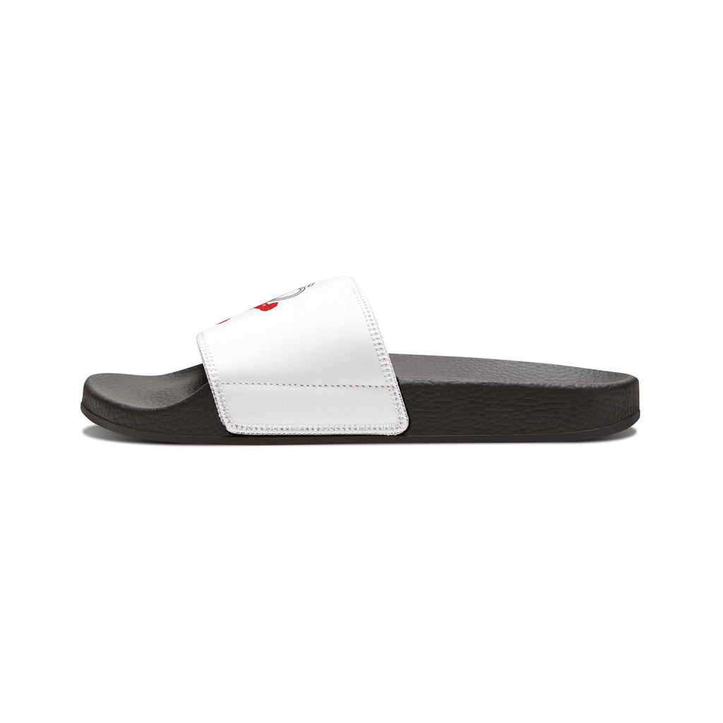 GA Bulldogs Slide Sandals — Men's Removable-Strap Slides with Retro Kool-Aid Character Print