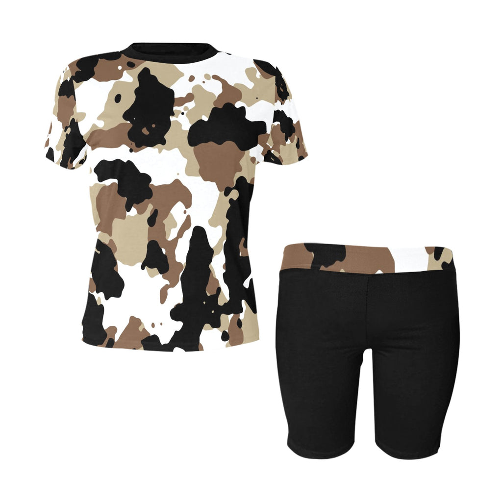 Camo Women's Short Yoga Set(Sets 03)