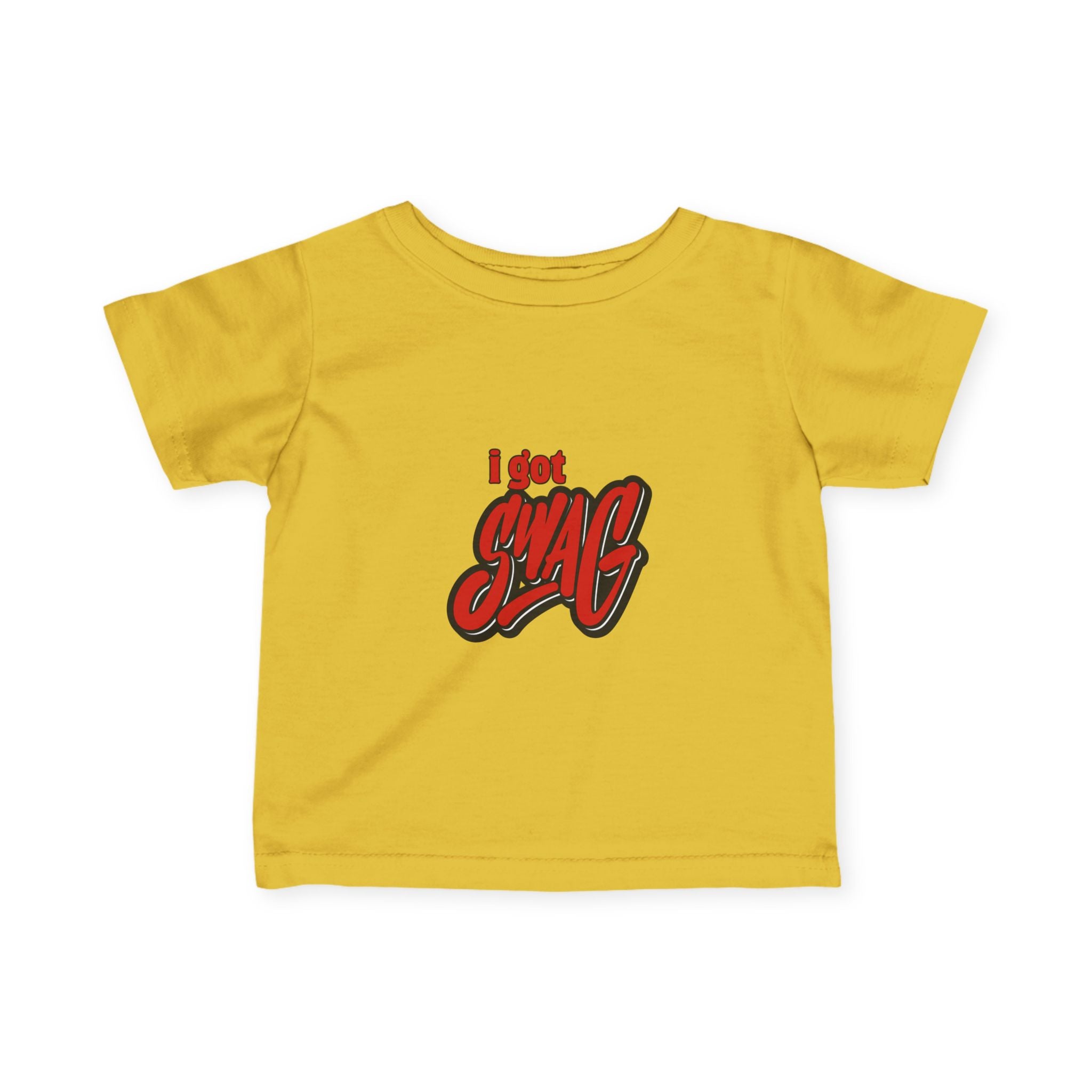 Infant Tee — "I Got Swag" Red Graffiti Baby Shirt