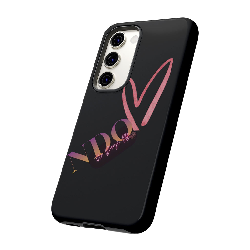 NDO Heart Phone Case – Slim Tough Protective iPhone Cover with Pink Heart Design