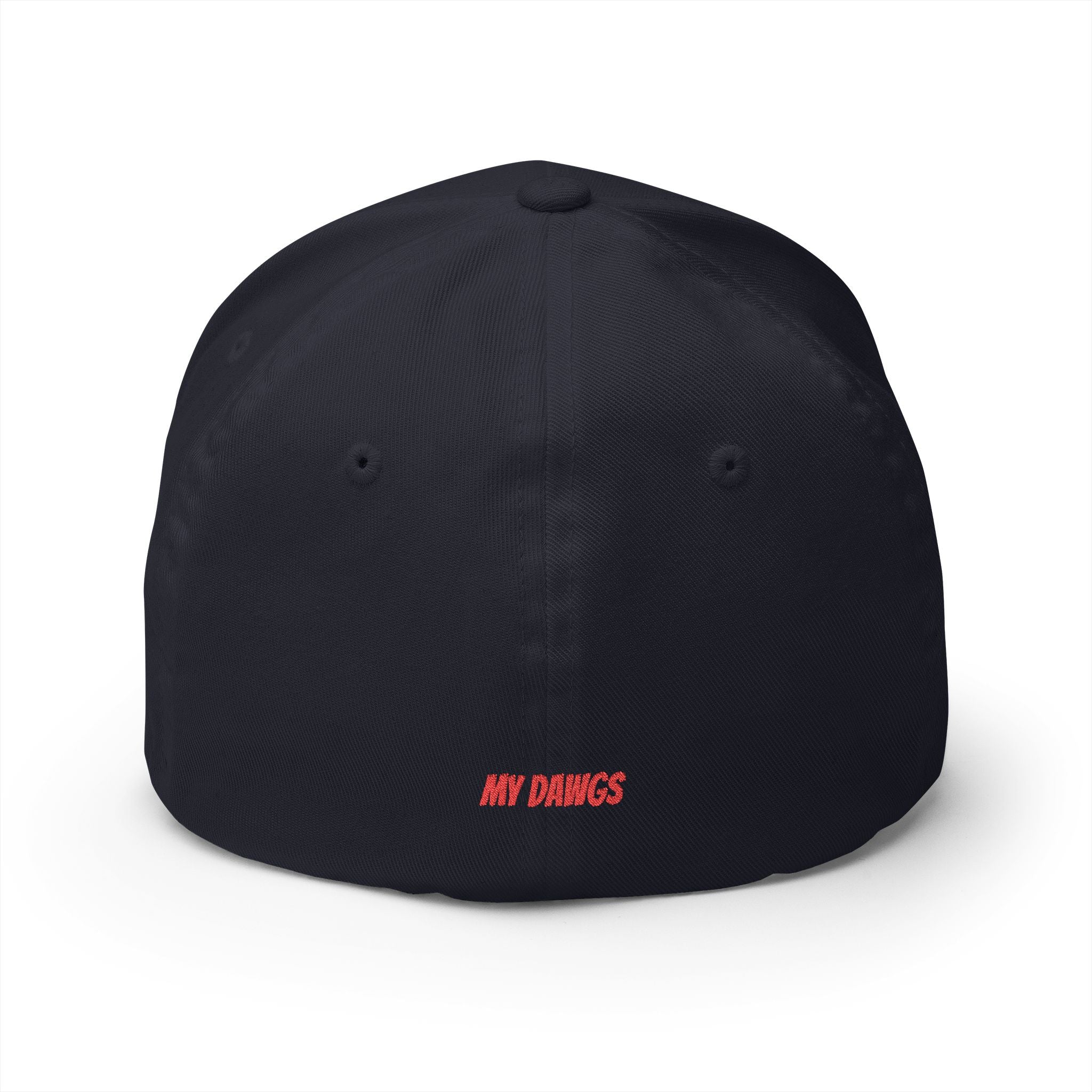 Embroidered GA Bulldogs G Logo Structured Cap — Closed-Back Baseball Hat with 'MY DAWGS' Detail