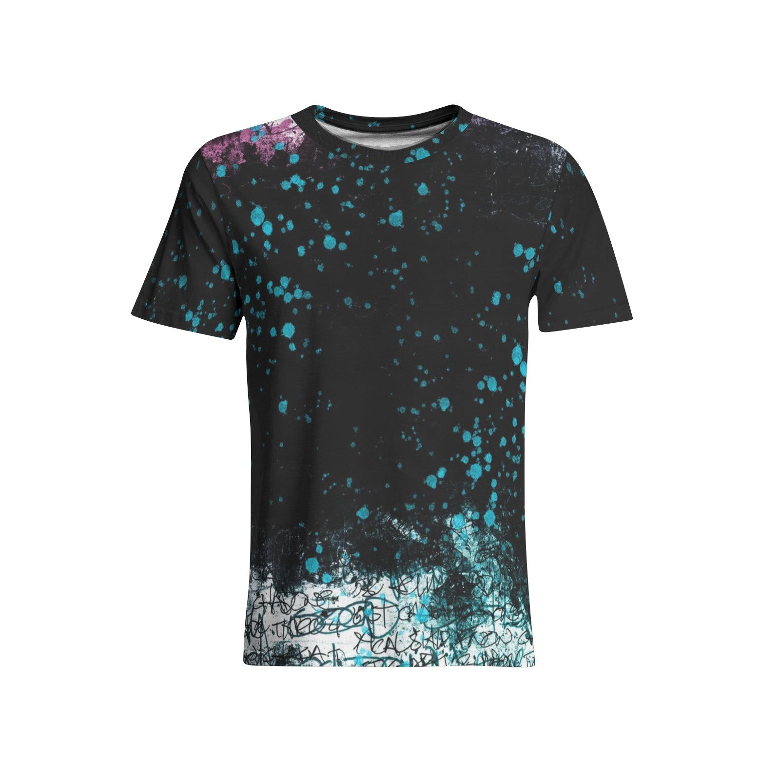 NDO Blue Bubble Men's All-Over Print Crew Neck T-shirts