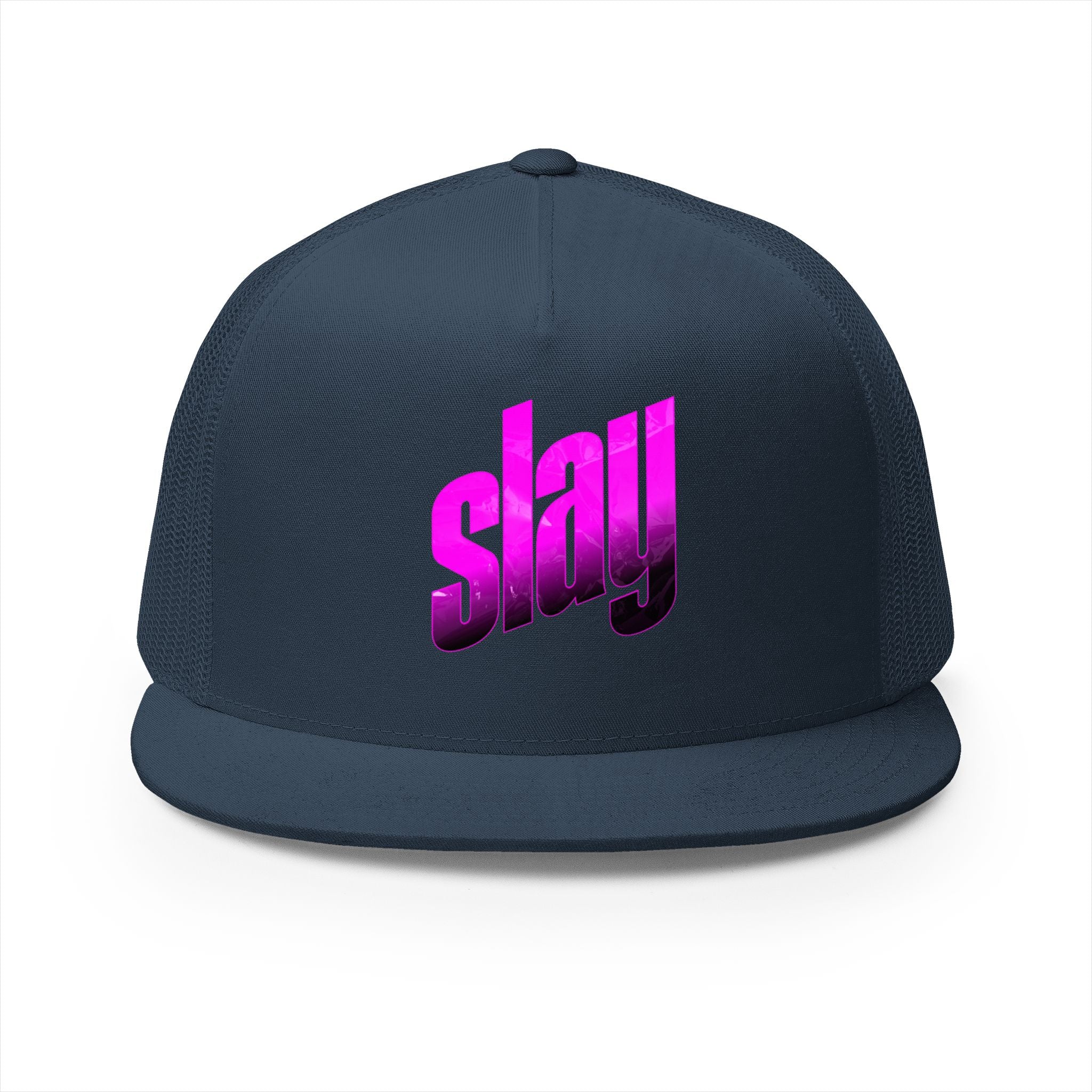Slay Pink Gradient Trucker Cap