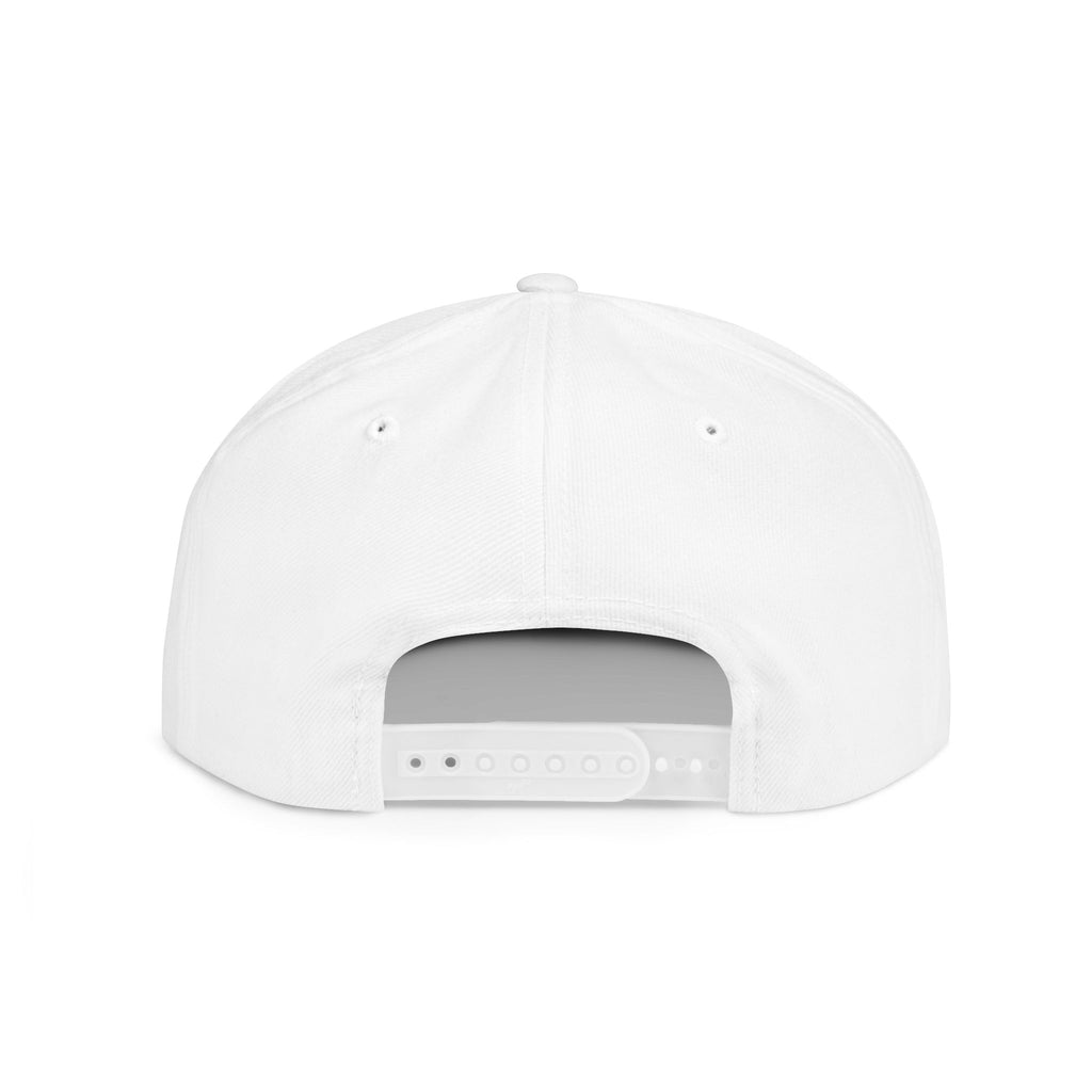 Florida Gators White Flat Bill Snapback Hat with Colorful Gator Logo