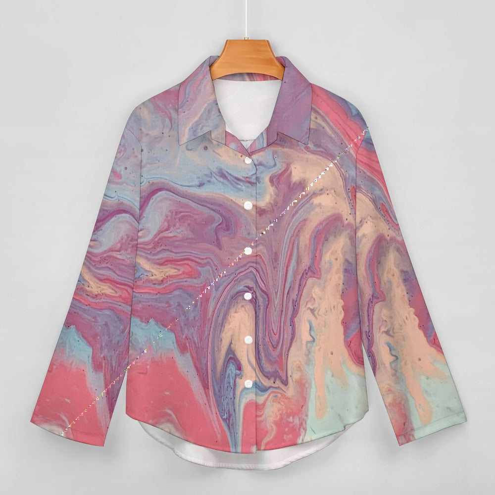 Woman's Cropped Hem shirt