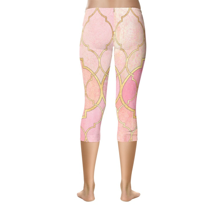 All-Over Print Capri Leggings