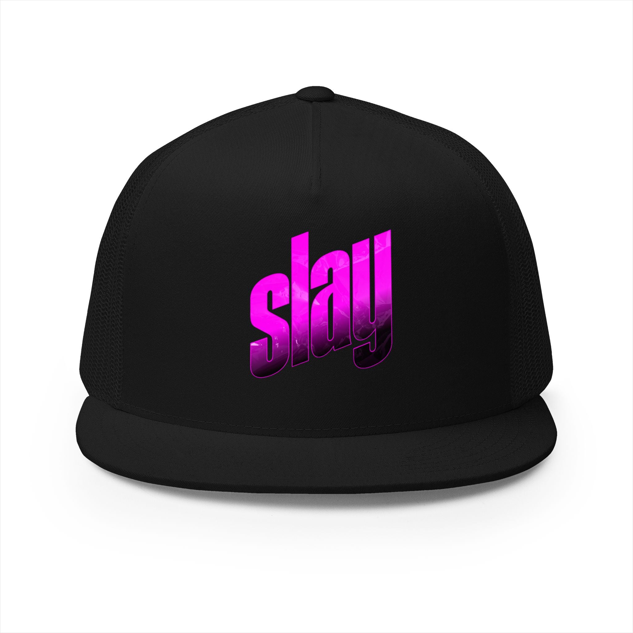 Slay Pink Gradient Trucker Cap