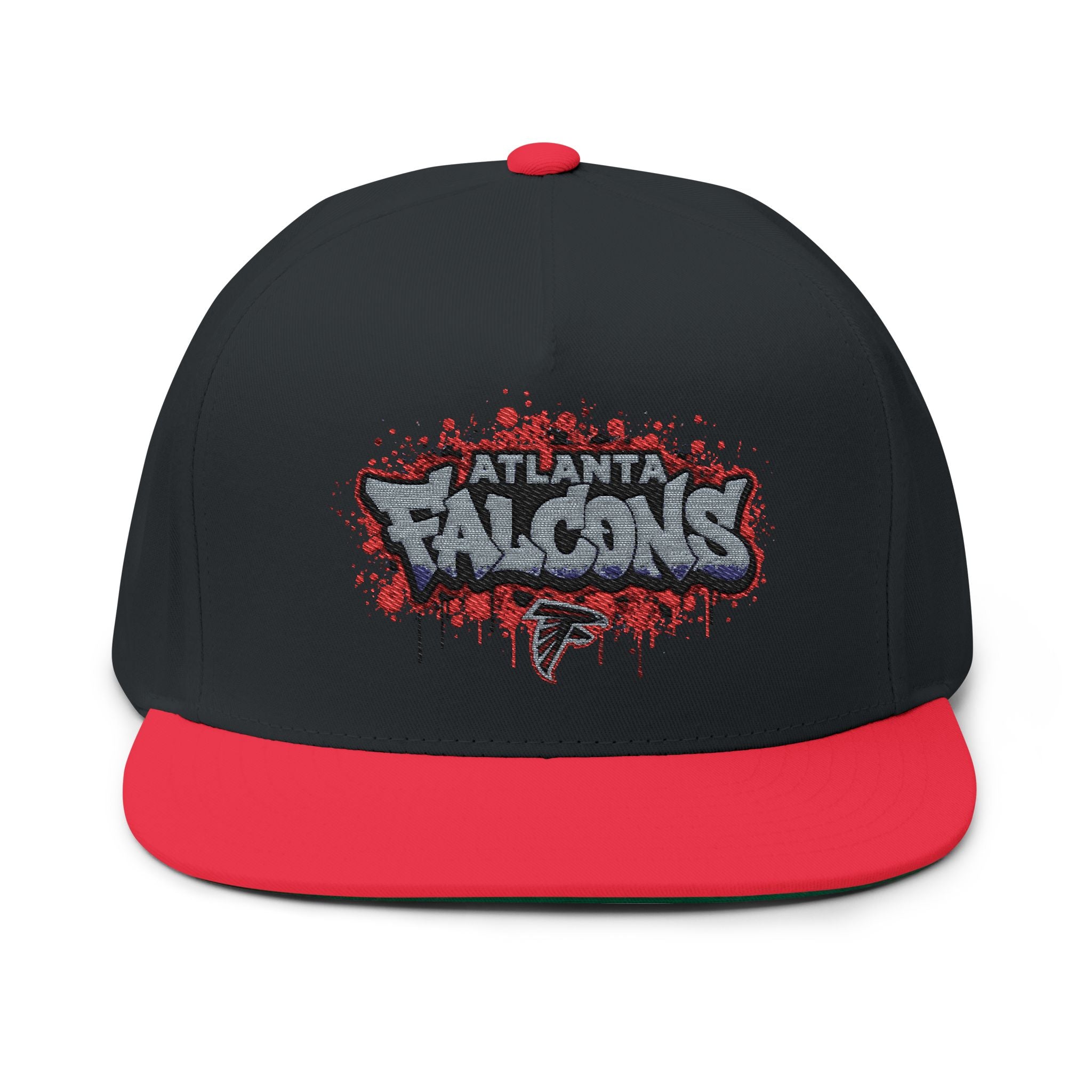Atlanta Falcons Graffiti Flat Bill Cap - Embroidered Snapback