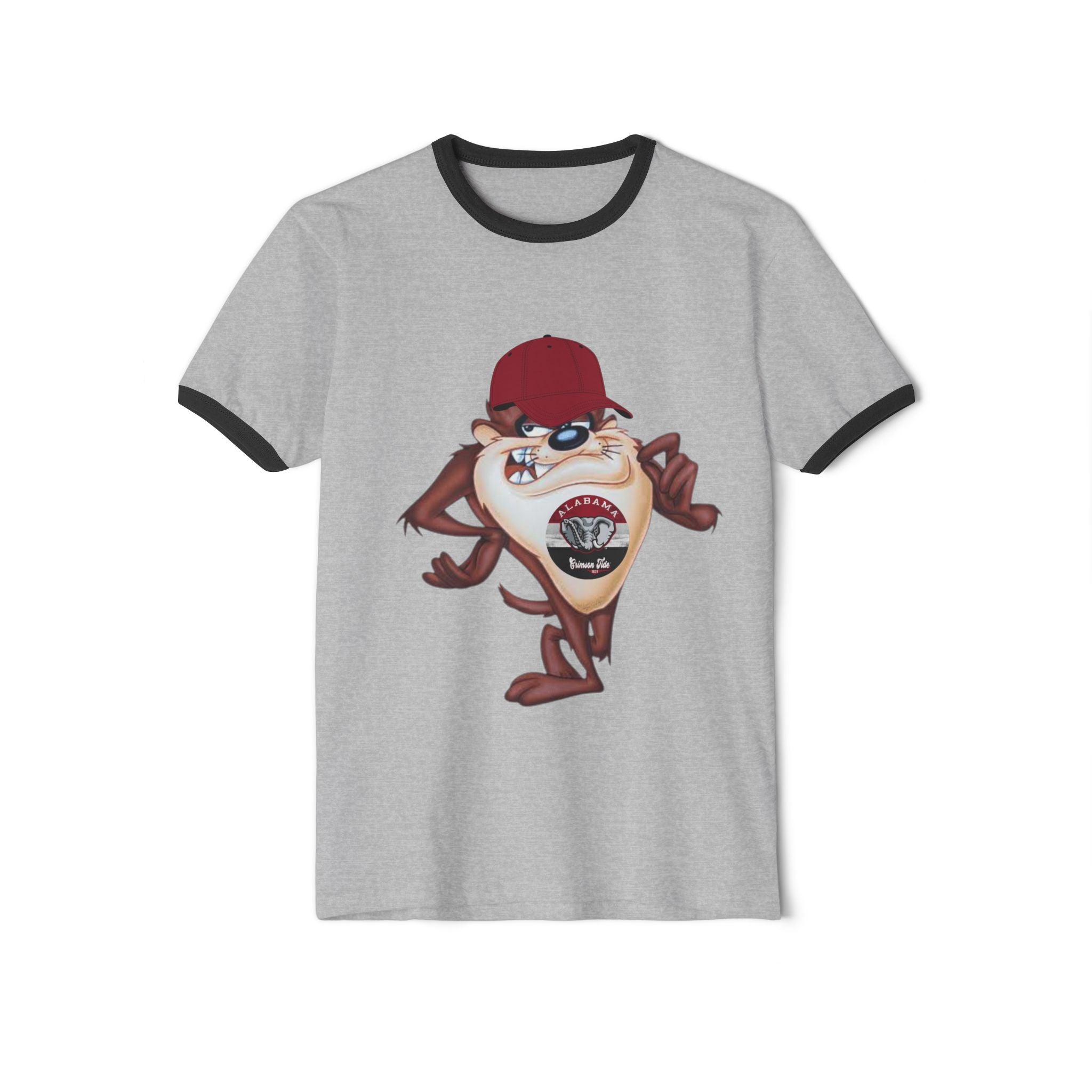 Vintage Cartoon Taz  Alabama Ringer Tee — Retro Looney Tunes T-Shirt
