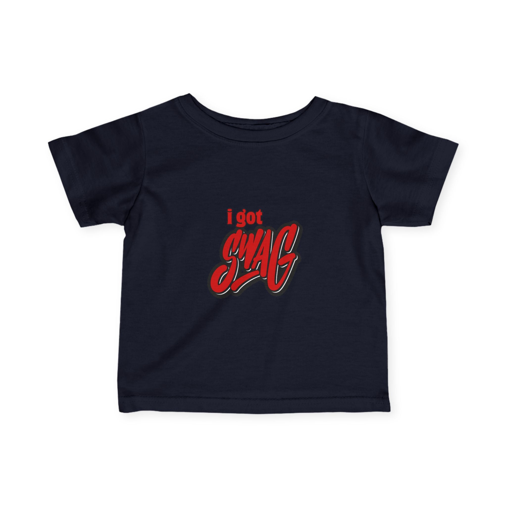 Infant Tee — "I Got Swag" Red Graffiti Baby Shirt