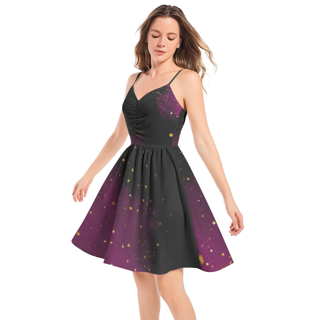 Spaghetti Strap Sleeveless Summer Beach Dress