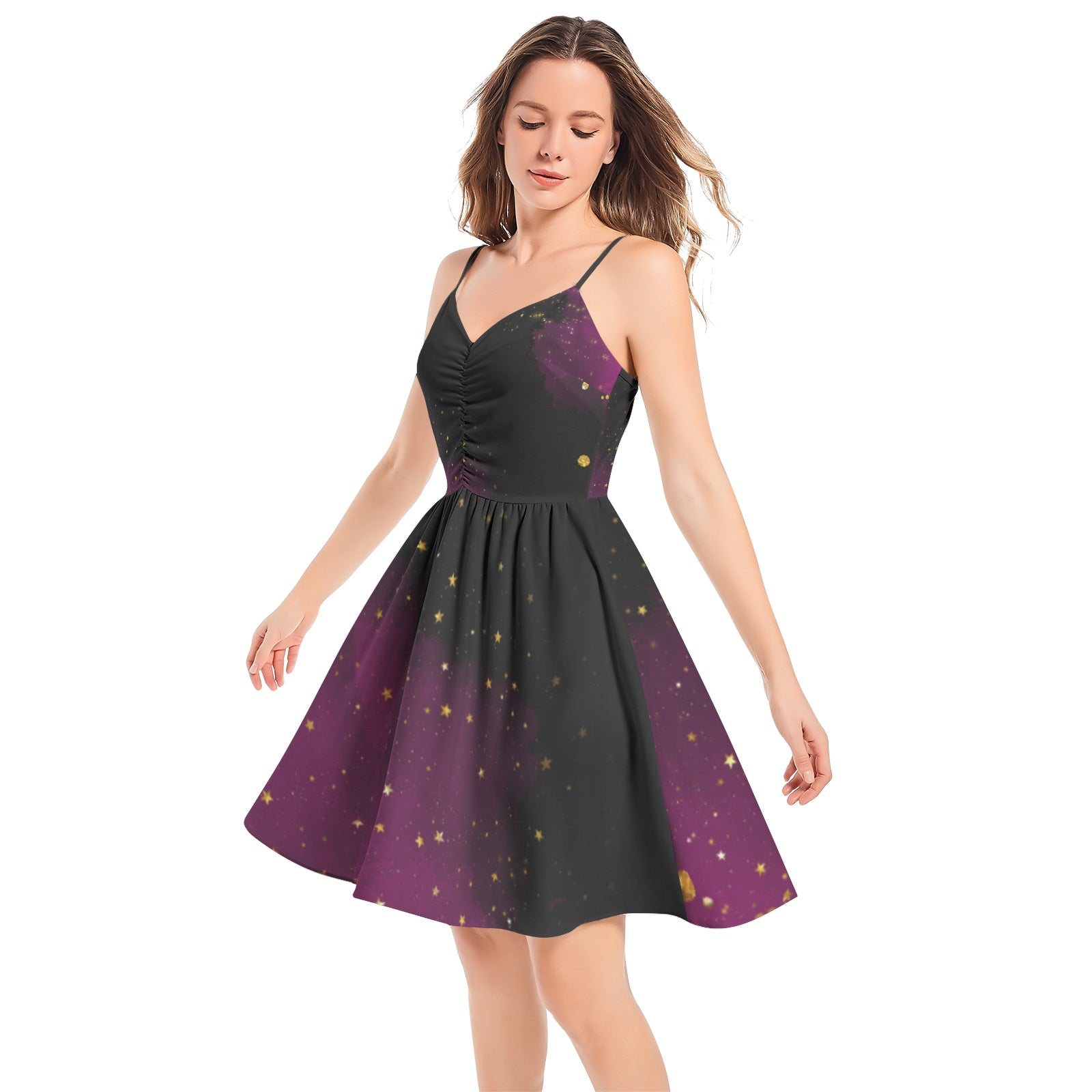 Spaghetti Strap Sleeveless Summer Beach Dress