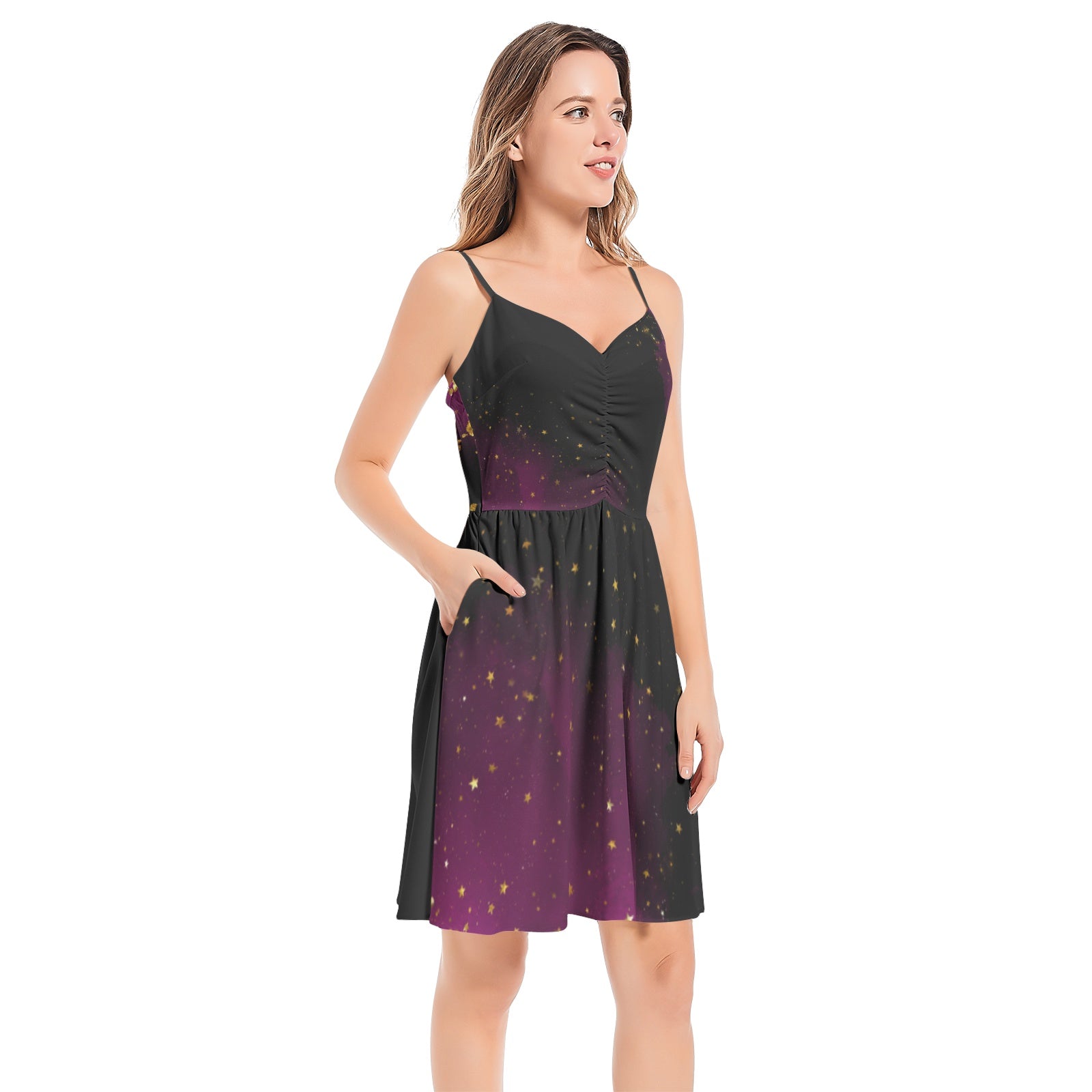 Spaghetti Strap Sleeveless Summer Beach Dress