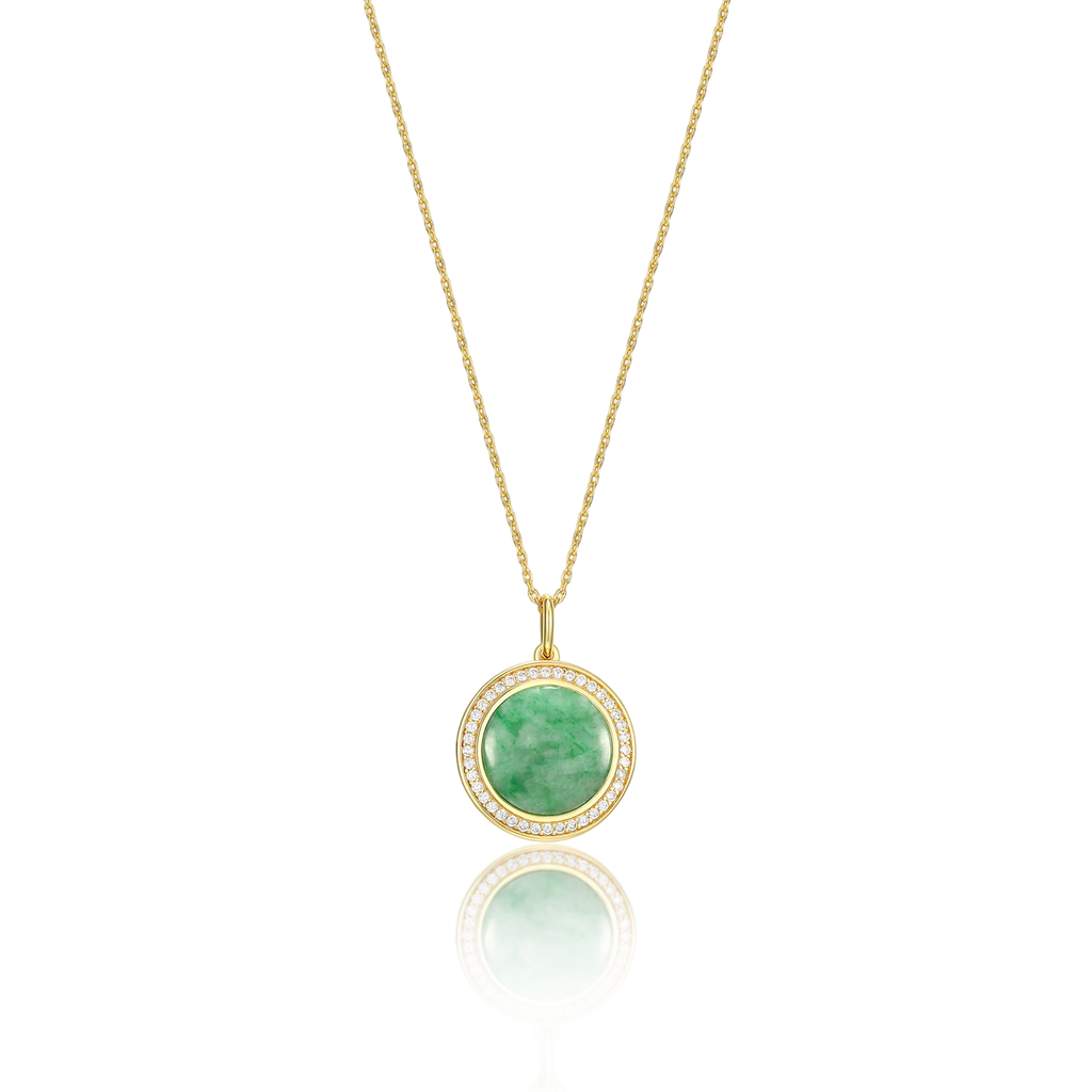 18K Gold Plated Legacy Jade Locket SN004G