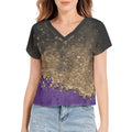 Batwing Sleeve V-Neck Top