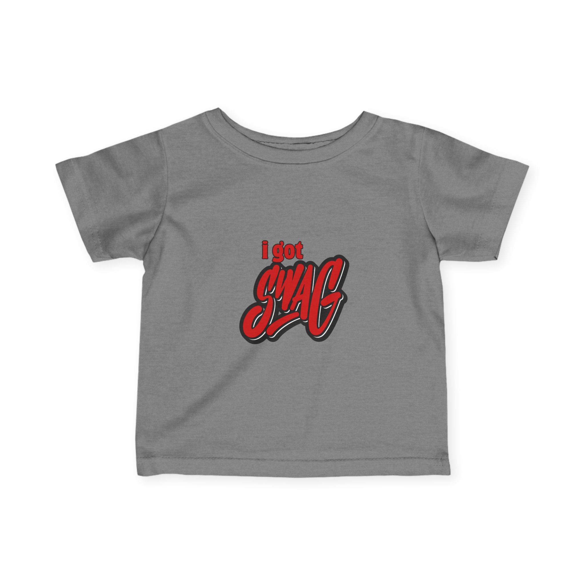 Infant Tee — "I Got Swag" Red Graffiti Baby Shirt