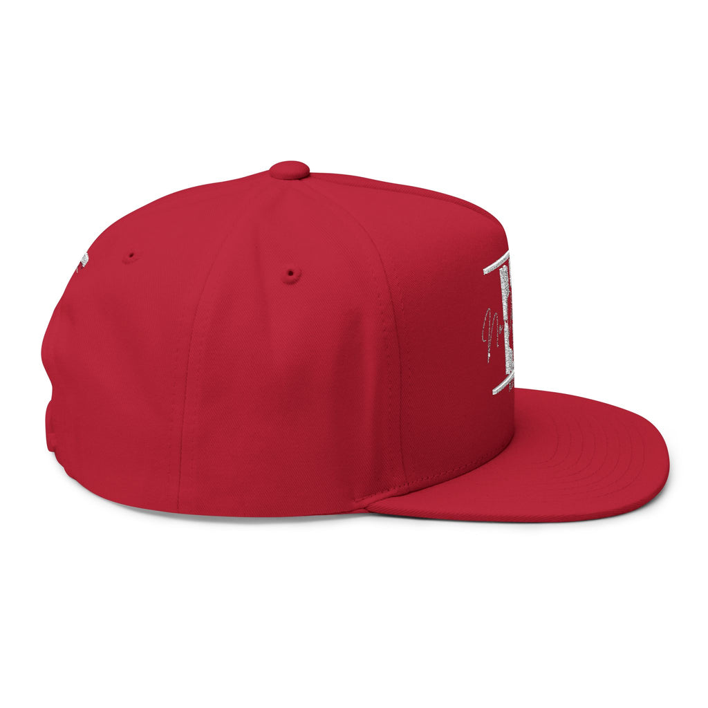 Flat Bill Cap — Embroidered NDO Streetwear Snapback