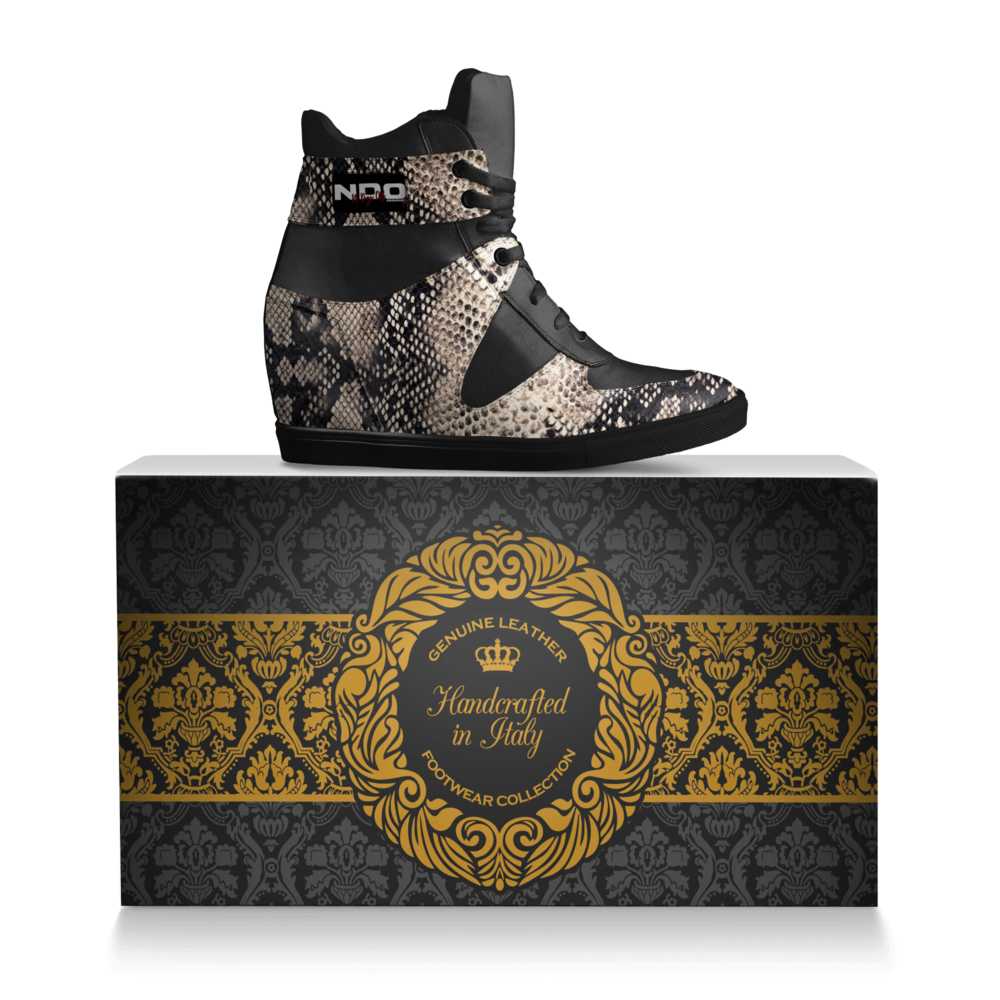 NDO Designs Lace up wedge sneaker By TG