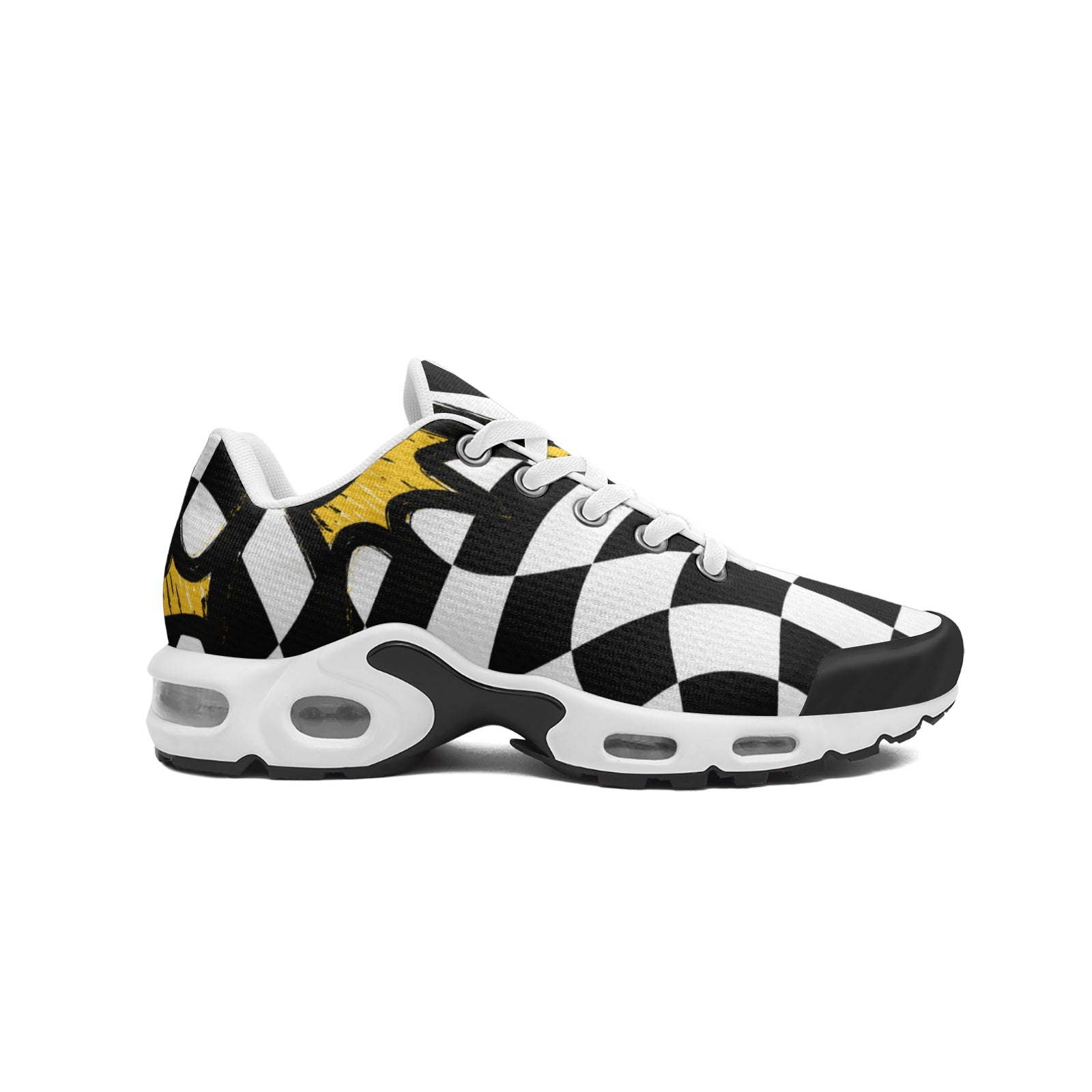 NDO Checkered King  Mesh Tech Eco-Flex Sneakers