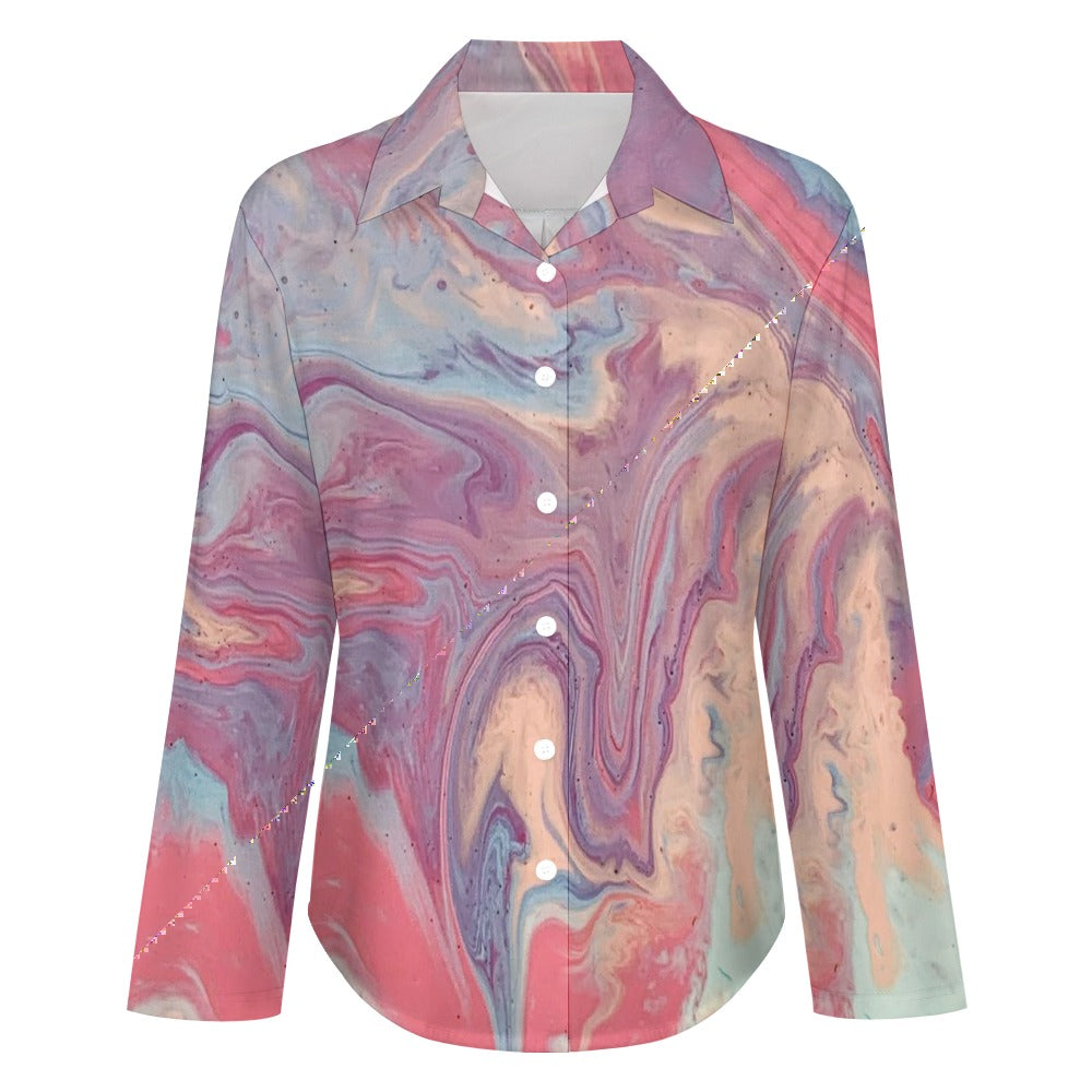 Woman's Cropped Hem shirt