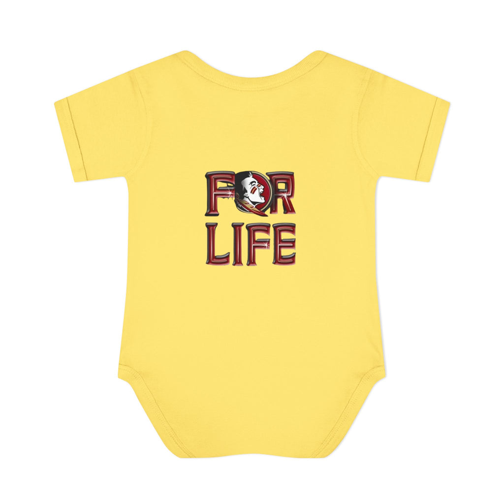 Florida State Seminoles Infant Bodysuit — 'For Life' Baby Onesie