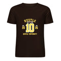 NDO Brown Hustle University New  Pure cotton short sleeved T-shirt
