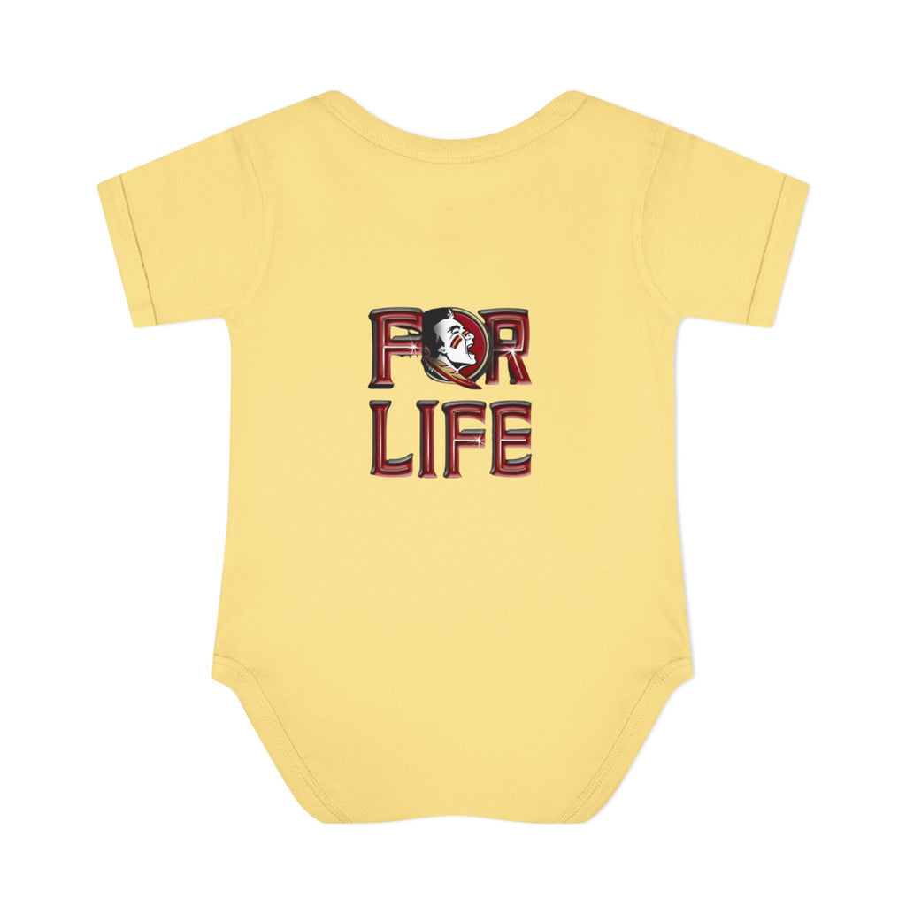 Florida State Seminoles Infant Bodysuit — 'For Life' Baby Onesie