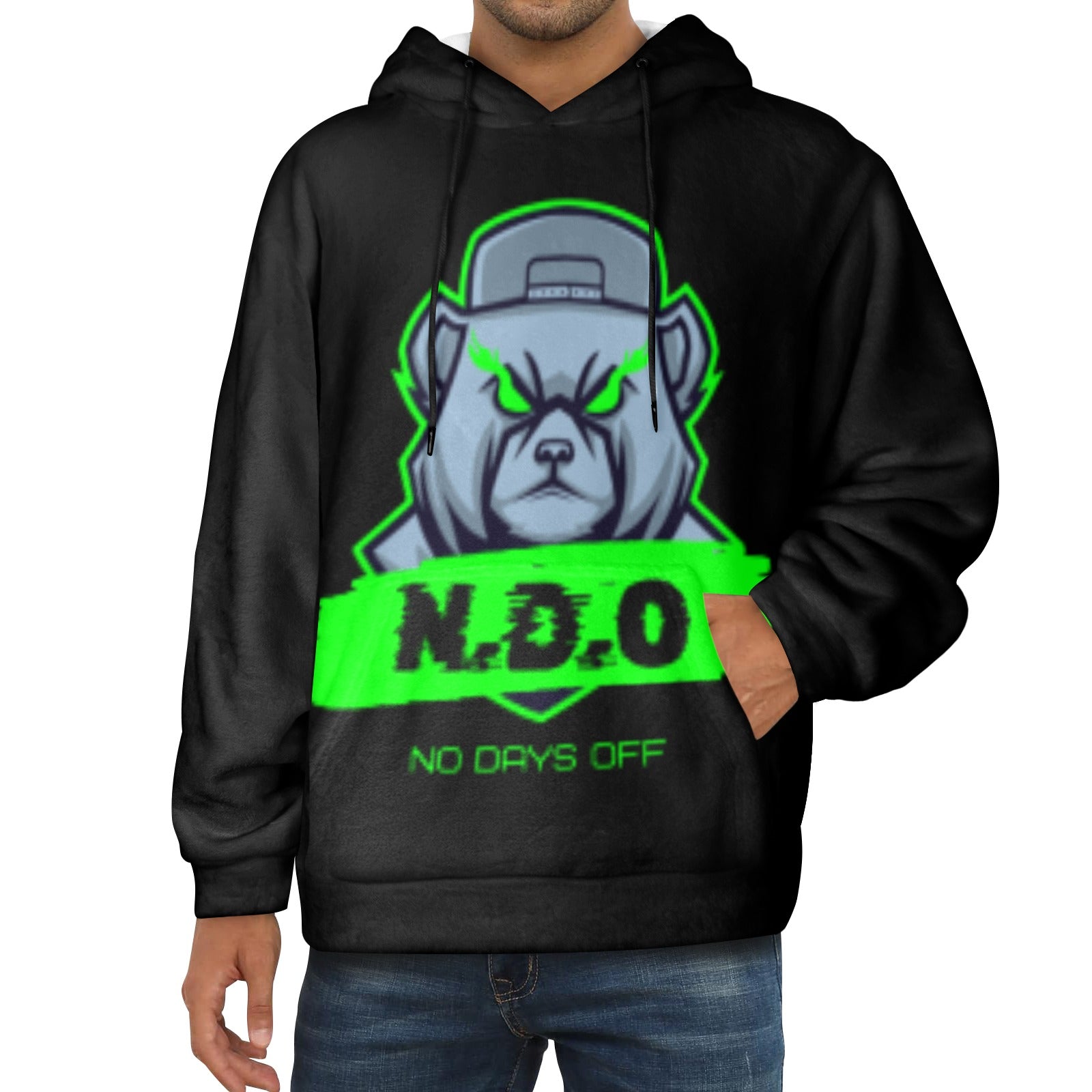 Men's NDO Neon Bear Hoodie