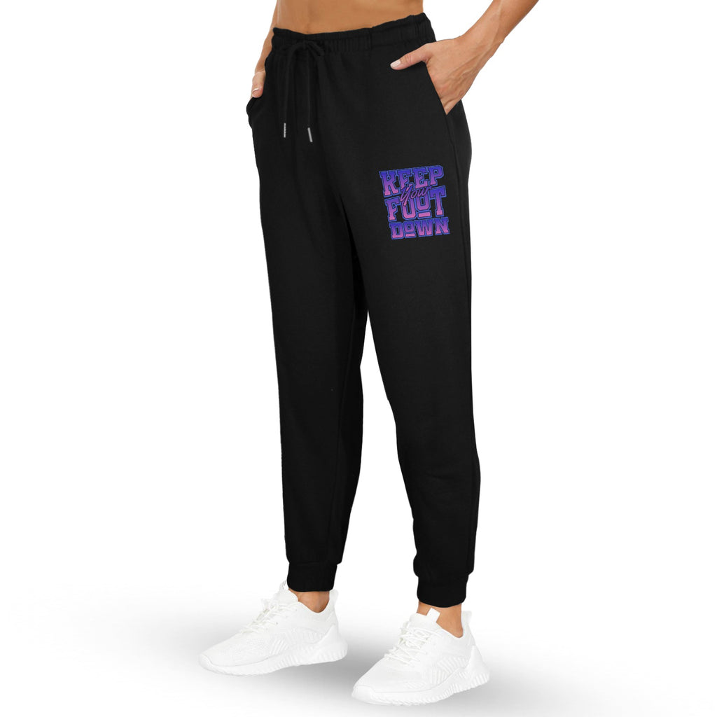 Put Your Foot Down Unisex Fleece Sweatpants