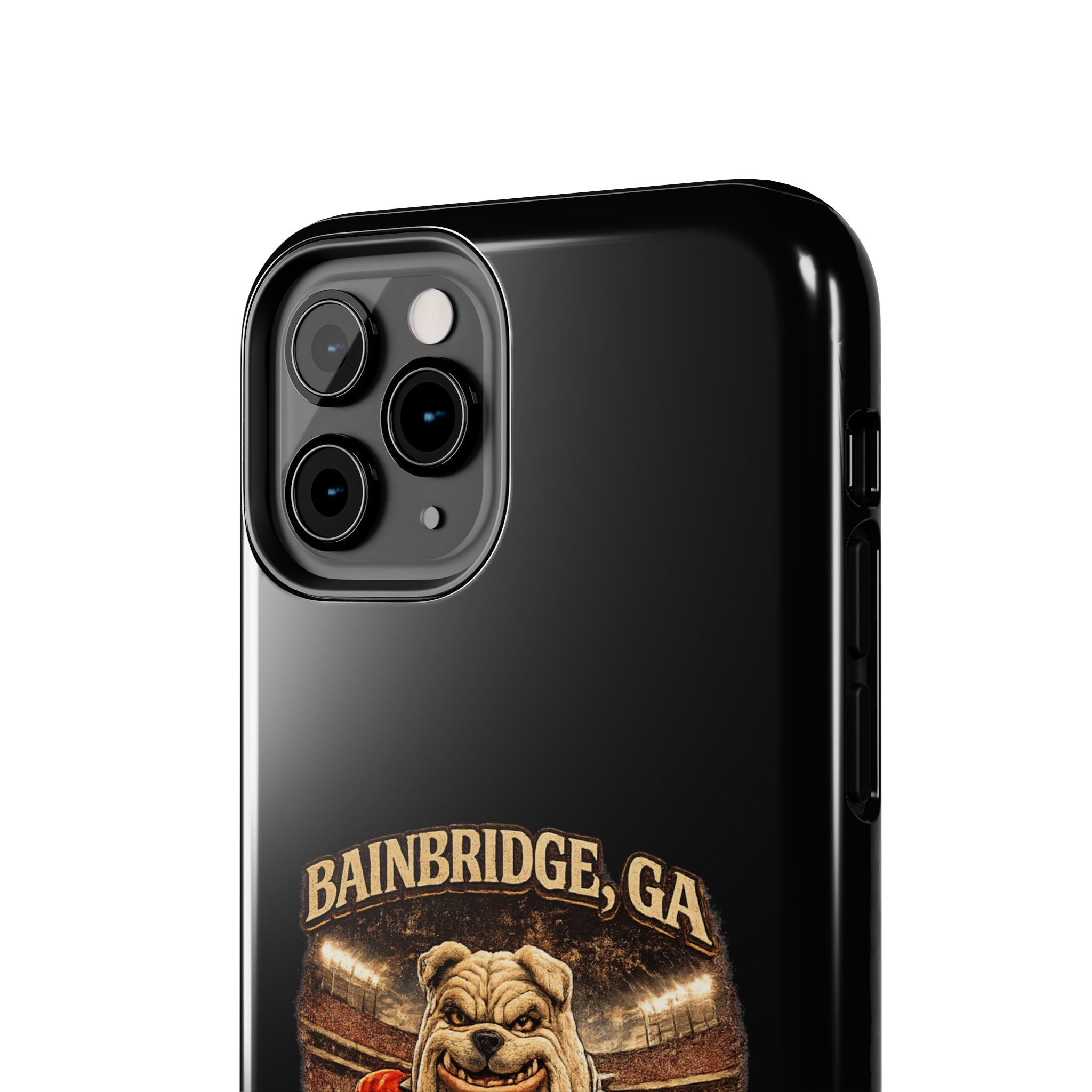 Bainbridge GA Bulldog Football Tough Phone Case — "Hunker Down" Game Day Protector
