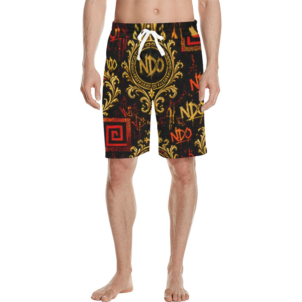 Men's All Over Print Casual Shorts (L23)