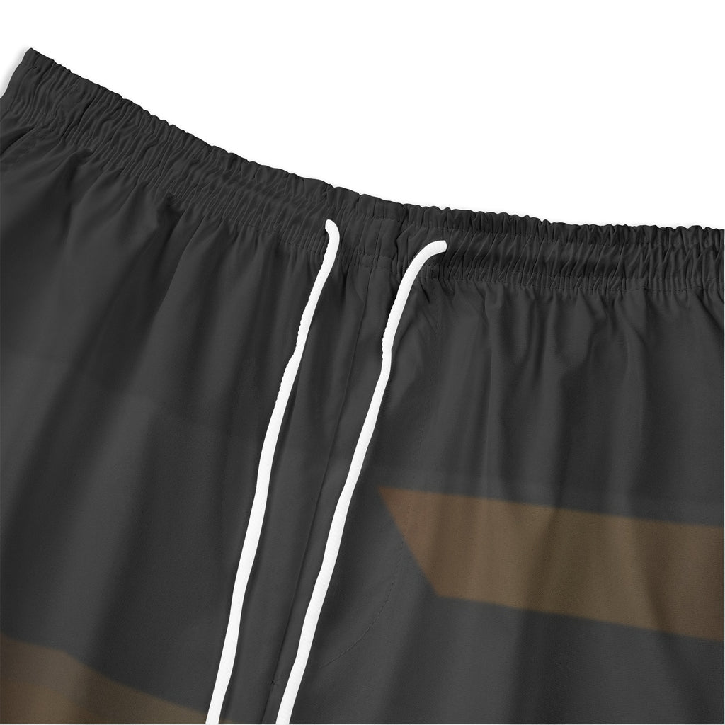 Men's All-Over-Print Hawaiian Swim Shorts