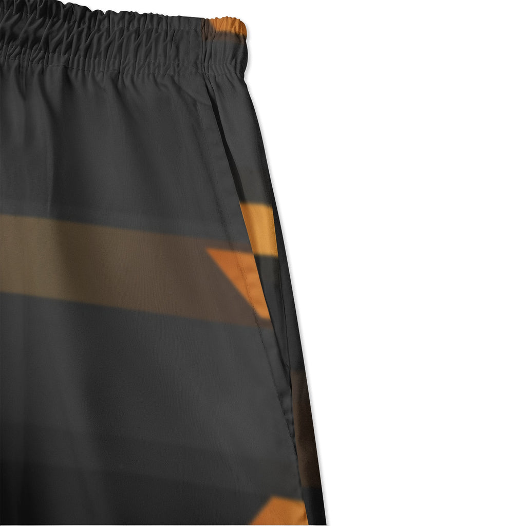 Men's All-Over-Print Hawaiian Swim Shorts