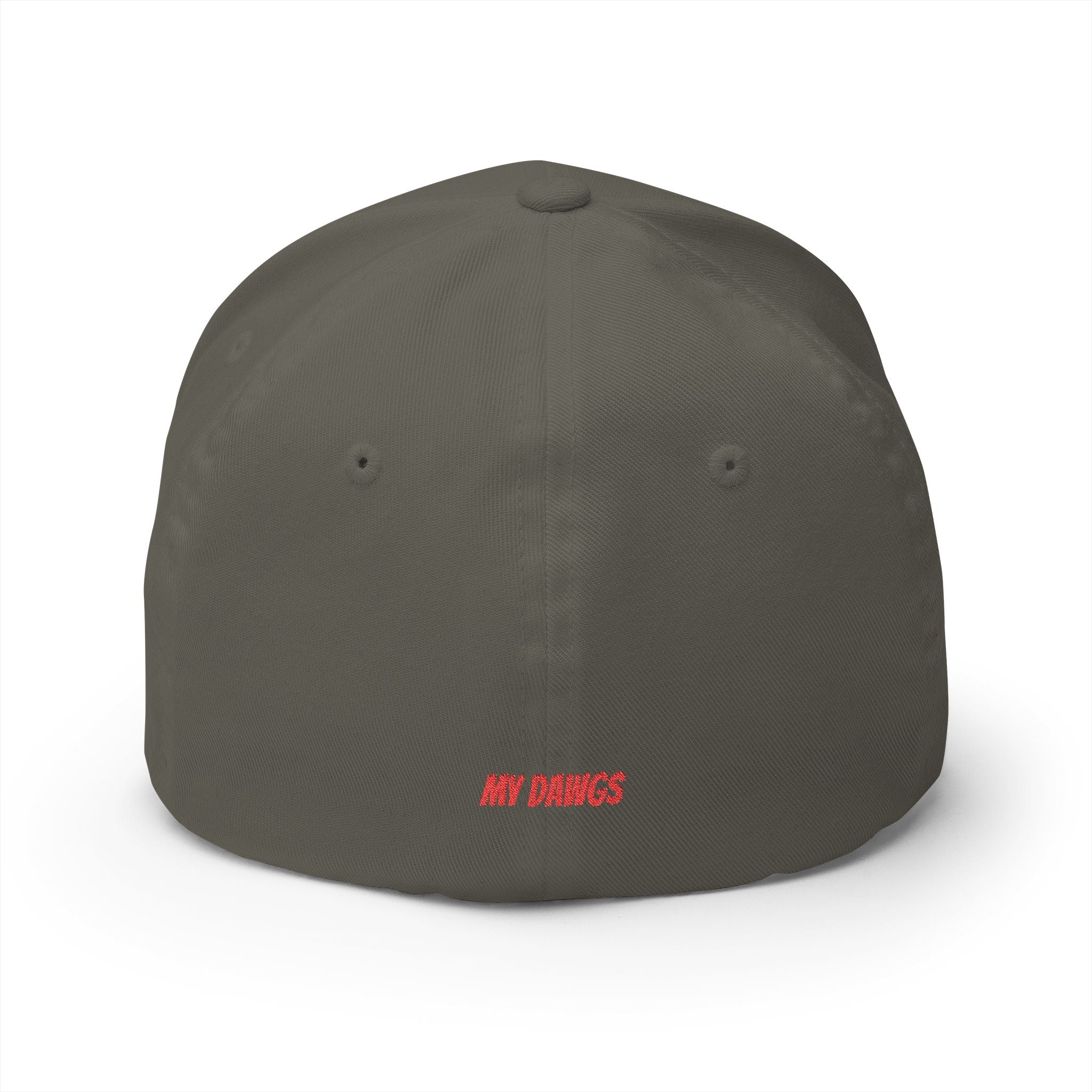 Embroidered GA Bulldogs G Logo Structured Cap — Closed-Back Baseball Hat with 'MY DAWGS' Detail