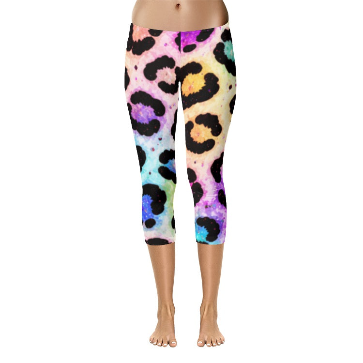 All-Over Print Capri Leggings