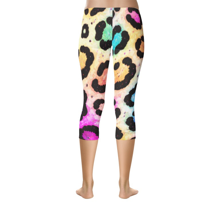 All-Over Print Capri Leggings